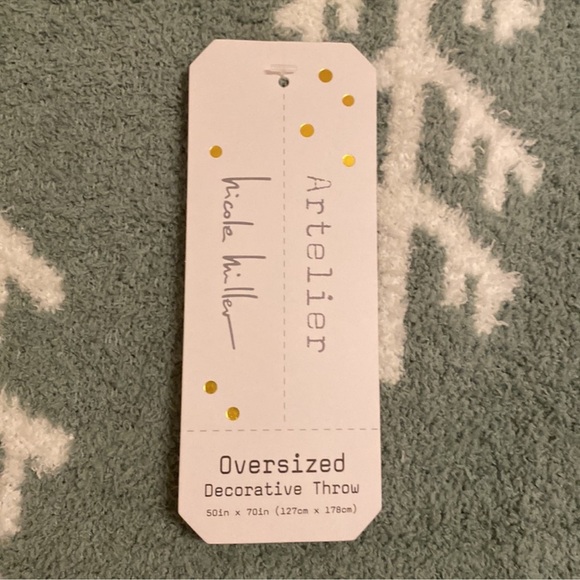 Viral Christmas tree Nicole miller green blanket - Picture 3 of 3